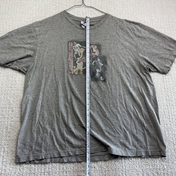 VTG 90s Logo Athletic Grey T-Shirt Sz XL Soccer, Football, Hockey & BB Print - Picture 14 of 16